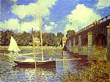 The Road Bridge at Argenteuil by Claude Monet